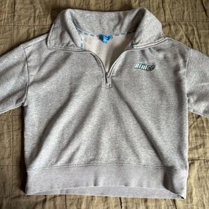 Prince Gray Half-Zip Sweatshirt